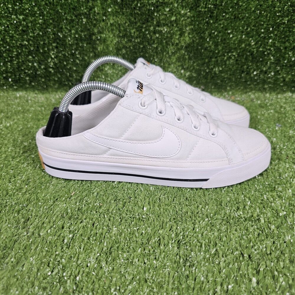 Nike White Slip-On Athletic Shoes